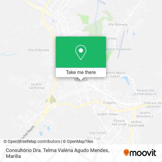 Consultório Dra. Telma Valéria Agudo Mendes map