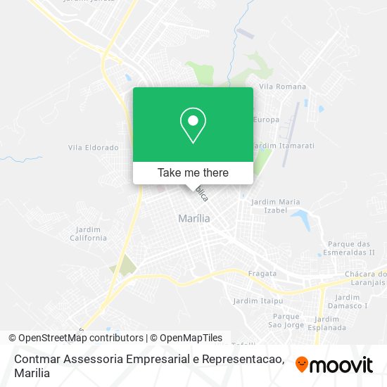 Mapa Contmar Assessoria Empresarial e Representacao