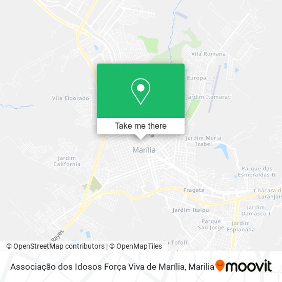 Associação dos Idosos Força Viva de Marília map