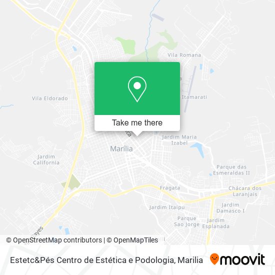 Mapa Estetc&Pés Centro de Estética e Podologia