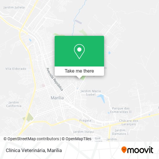 Clínica Veterinária map