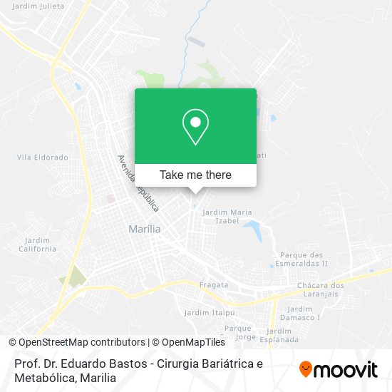 Mapa Prof. Dr. Eduardo Bastos - Cirurgia Bariátrica e Metabólica
