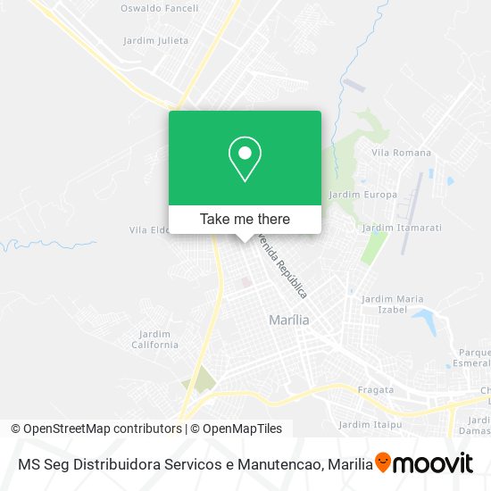 Mapa MS Seg Distribuidora Servicos e Manutencao