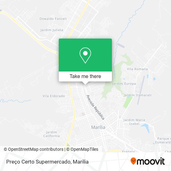 Mapa Preço Certo Supermercado