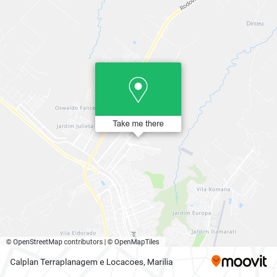 Calplan Terraplanagem e Locacoes map