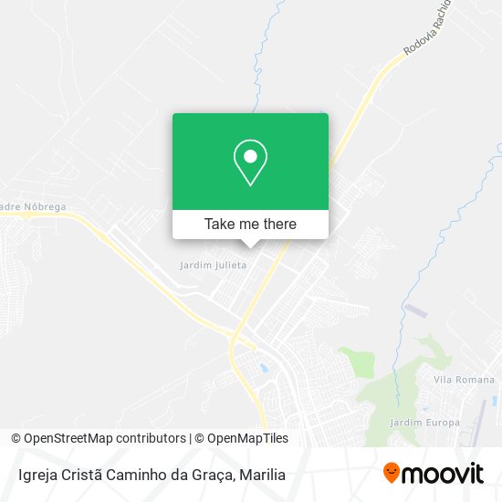 Igreja Cristã Caminho da Graça map