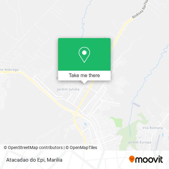 Mapa Atacadao do Epi