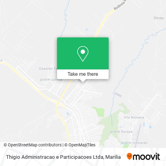 Mapa Thigio Administracao e Participacoes Ltda