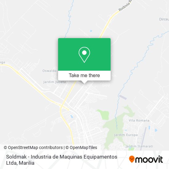 Soldmak - Industria de Maquinas Equipamentos Ltda map