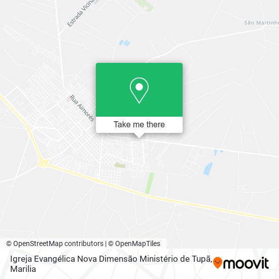 Igreja Evangélica Nova Dimensão Ministério de Tupã map