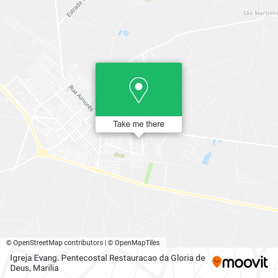 Igreja Evang. Pentecostal Restauracao da Gloria de Deus map