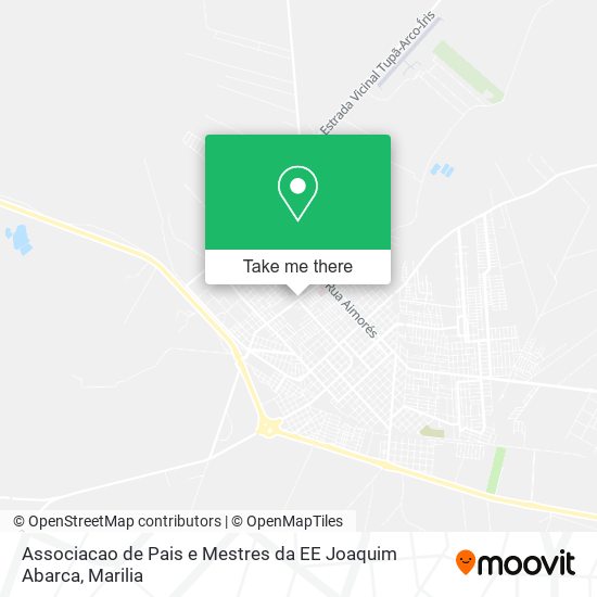 Associacao de Pais e Mestres da EE Joaquim Abarca map