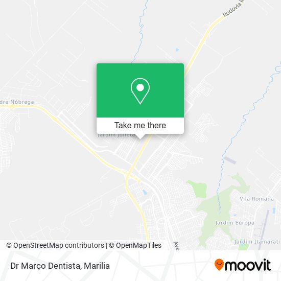 Dr Março Dentista map