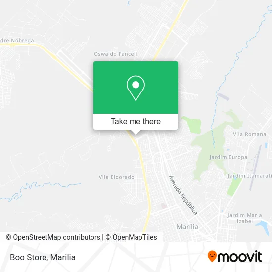 Boo Store map