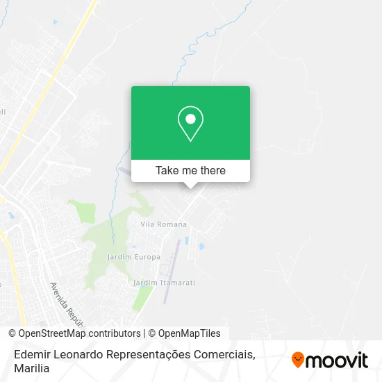 Edemir Leonardo Representações Comerciais map