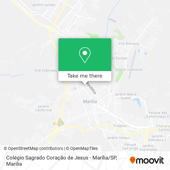 Colégio Sagrado Coração de Jesus - Marília / SP map