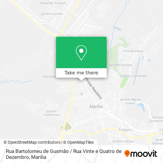 Rua Bartolomeu de Gusmão / Rua Vinte e Quatro de Dezembro map