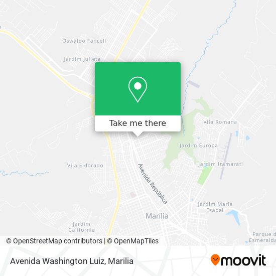 Avenida Washington Luiz map