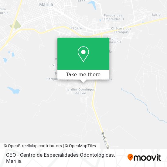 CEO - Centro de Especialidades Odontológicas map