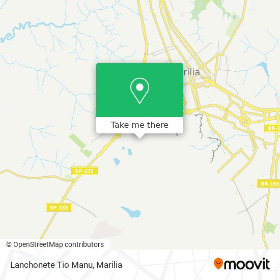 Lanchonete Tio Manu map