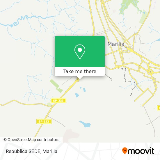 República SEDE map