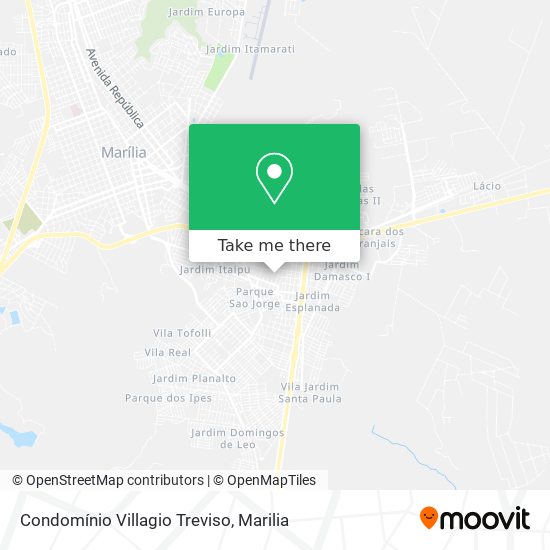 Condomínio Villagio Treviso map