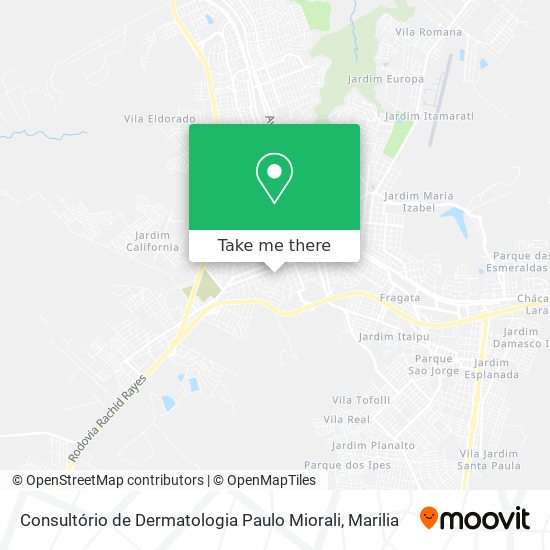 Consultório de Dermatologia Paulo Miorali map