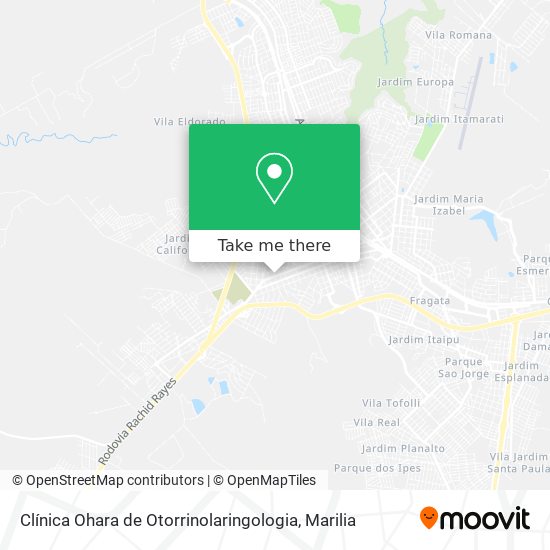 Clínica Ohara de Otorrinolaringologia map