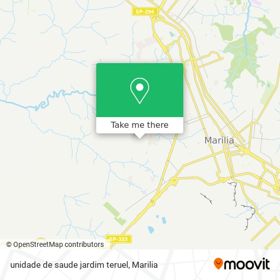 unidade de saude jardim teruel map