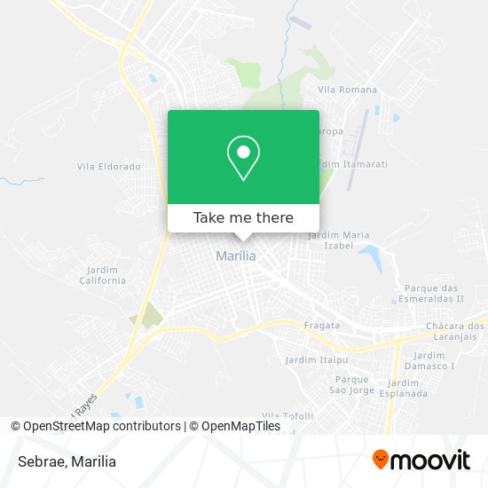 Sebrae map