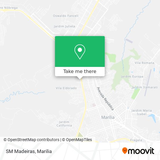 SM Madeiras map