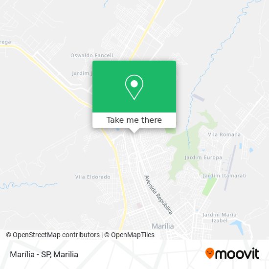 Mapa Marília - SP