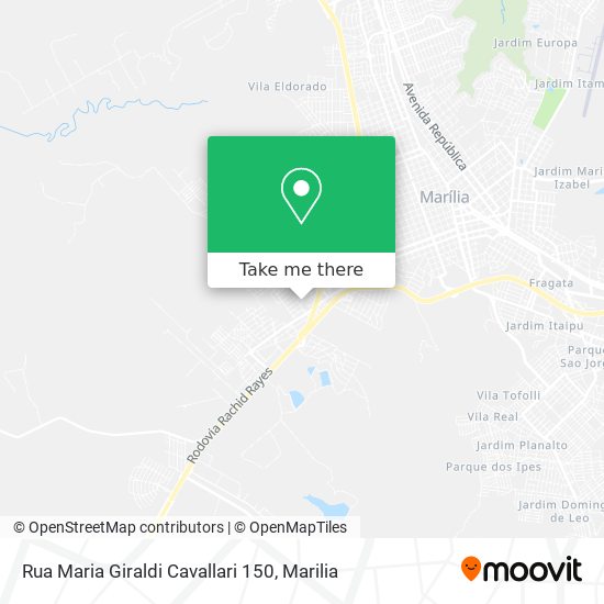 Rua Maria Giraldi Cavallari 150 map