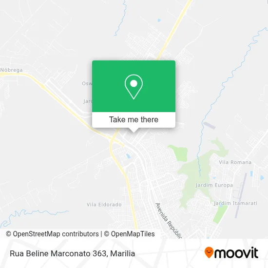Rua Beline Marconato 363 map