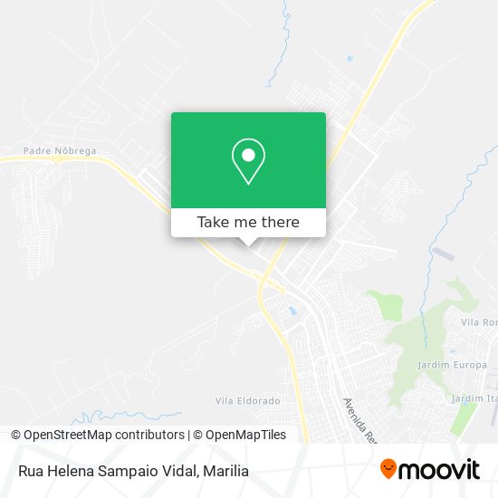Mapa Rua Helena Sampaio Vidal