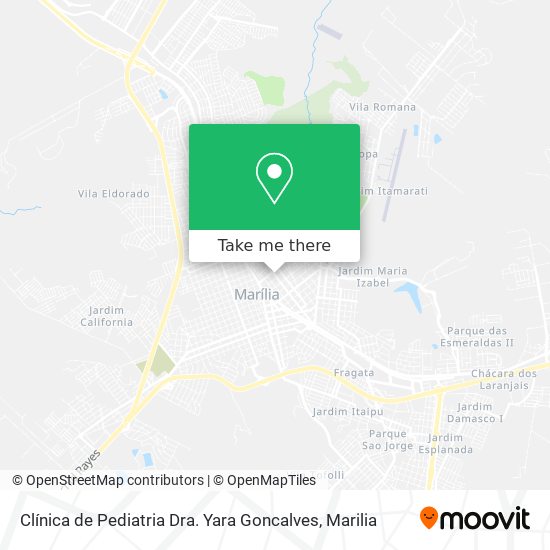 Clínica de Pediatria Dra. Yara Goncalves map