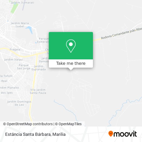 Estância Santa Bárbara map