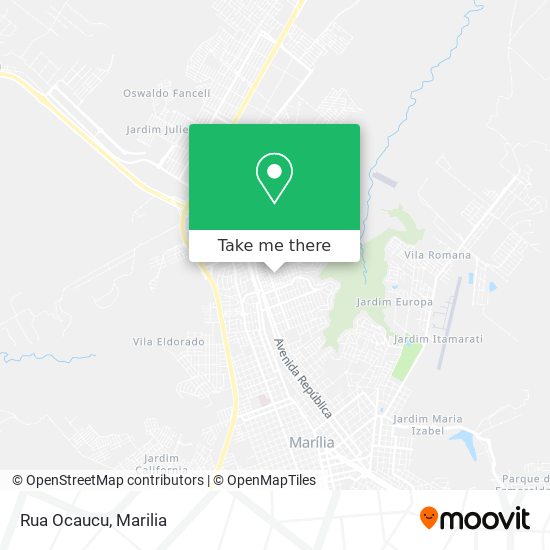 Mapa Rua Ocaucu