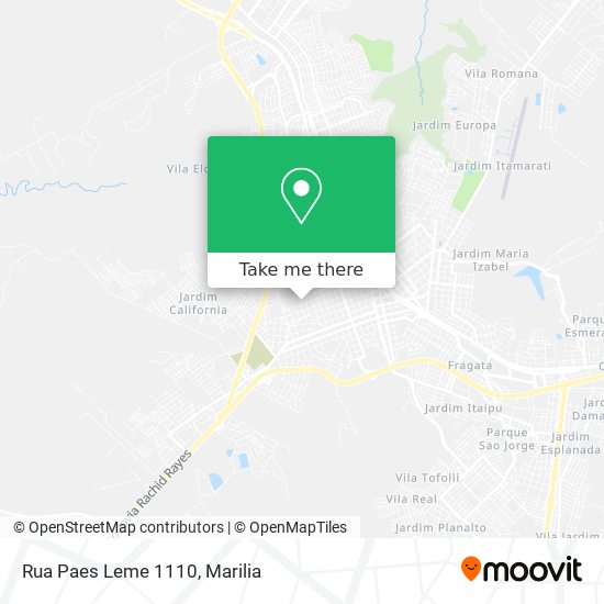 Rua Paes Leme 1110 map