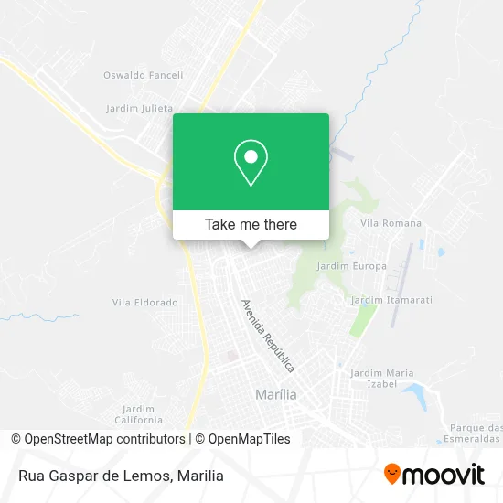 Rua Gaspar de Lemos map