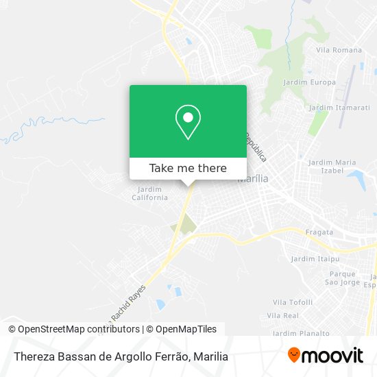 Thereza Bassan de Argollo Ferrão map