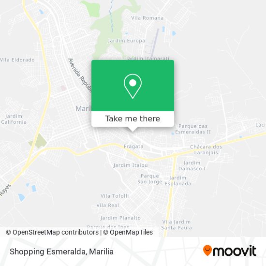 Shopping Esmeralda map