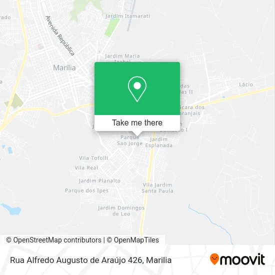 Rua Alfredo Augusto de Araújo 426 map
