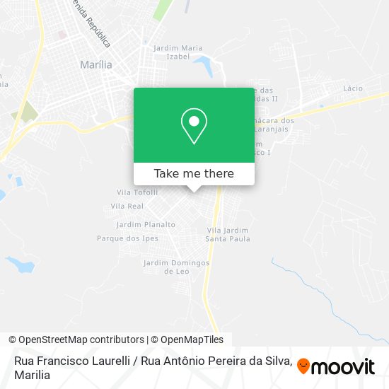 Rua Francisco Laurelli / Rua Antônio Pereira da Silva map