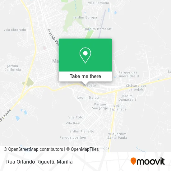 Rua Orlando Riguetti map