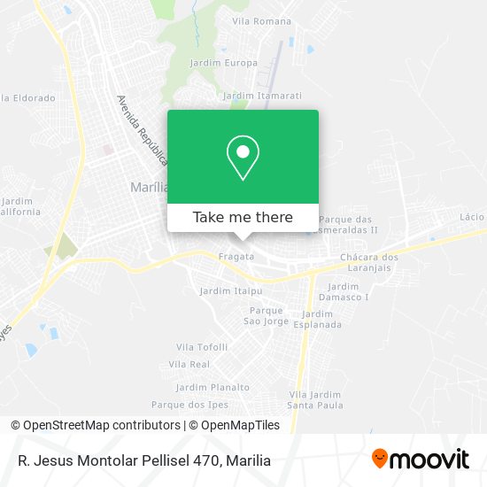 R. Jesus Montolar Pellisel 470 map