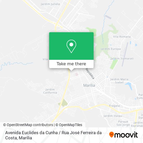 Avenida Euclides da Cunha / Rua José Ferreira da Costa map