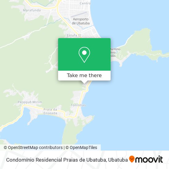 Condomínio Residencial Praias de Ubatuba map