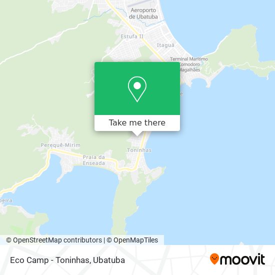 Eco Camp - Toninhas map