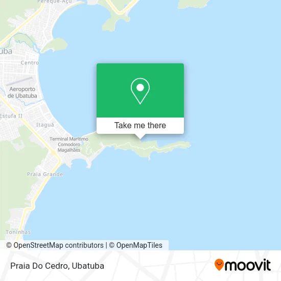 Praia Do Cedro map